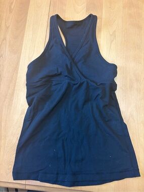 lululemon athletica Black Crossover Racerback Tank